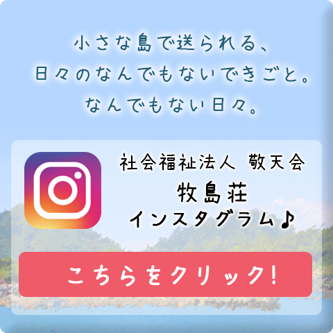 牧島荘インスタグラム | 小さな島で送られる、日々のなんでもないできごと。なんでもない日々。